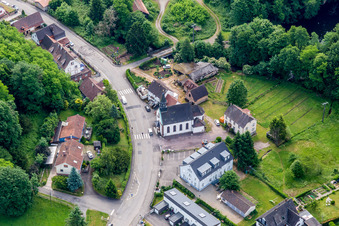 Churches building the chapel in the district Weiler in Wissembourg in Grand Est, France