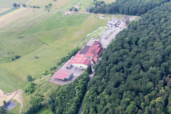Rott in the state Bas-Rhin, France from the plane