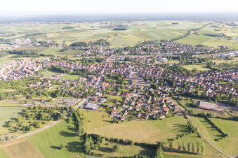 Retschwiller in the state Bas-Rhin, France out of the air