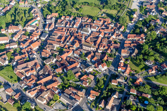 Village view in Wœrth in the state Bas-Rhin, France