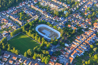 Track cycling race track Dudenhofen in Dudenhofen in the state Rhineland-Palatinate, Germany