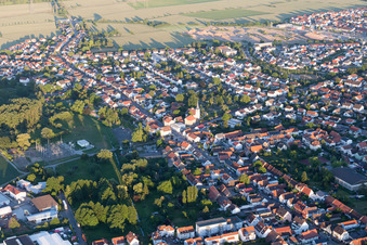 District Hochstetten in Linkenheim-Hochstetten in the state Baden-Wuerttemberg, Germany