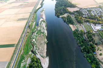 Menars in the state Loir et Cher, France seen from a drone