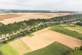 Saint-Rimay in the state Loir et Cher, France out of the air