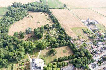 Saint-Cyr-du-Gault in the state Loir et Cher, France out of the air