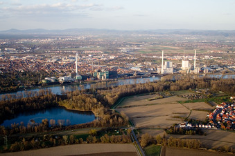 GKM from the south in the district Neckarau in Mannheim in the state Baden-Wuerttemberg, Germany
