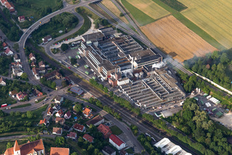 Building and production halls on the premises of RUD Ketten Rieger & Dietz GmbH u. Co. KG in the district Unterkochen in Aalen in the state Baden-Wurttemberg, Germany