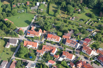 District Riedlingen in Donauwörth in the state Bavaria, Germany viewn from the air