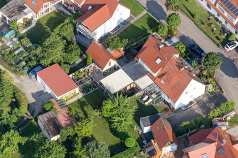 District Riedlingen in Donauwörth in the state Bavaria, Germany from a drone
