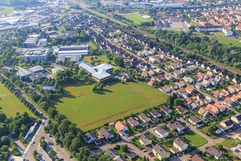 Holy Cross Secondary School Donauwörth, Hans-Leipelt-School and Ludwig-Bölkow-School, State Vocational School Donauwörth, Technical School in the district Riedlingen in Donauwörth in the state Bavaria, Germany
