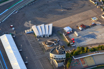 Sachs-Haus Hockenheimring Baden-Württemberg in Hockenheim in the state Baden-Wuerttemberg, Germany