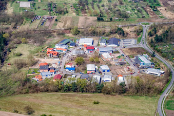 Industrial Park S in Jockgrim in the state Rhineland-Palatinate, Germany