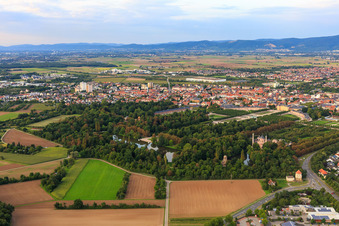 Mercury Temple and Mosque in the Schwetzingen Palace Gardens in Schwetzingen in the state Baden-Wuerttemberg, Germany