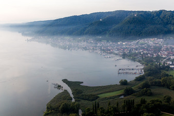 District Bodman in Bodman-Ludwigshafen in the state Baden-Wuerttemberg, Germany from above