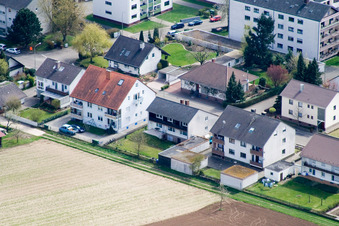 Drone image of At the water tower in Kandel in the state Rhineland-Palatinate, Germany