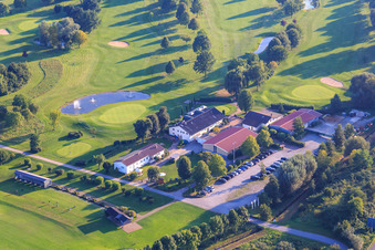 Clubhouse of the Golf Club Bensheim eV in Bensheim in the state Hesse, Germany