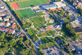 Alla hopp! Complex & Citizens' Park Hemsbach in Hemsbach in the state Baden-Wuerttemberg, Germany