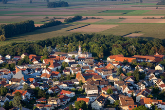Rennhof Castle with Private Lithuanian Gymnasium in the district Hüttenfeld in Lampertheim in the state Hesse, Germany