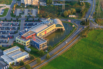 Fitness studio Pfitzenmeier Premium Resort Bensheim in Bensheim in the state Hesse, Germany from above
