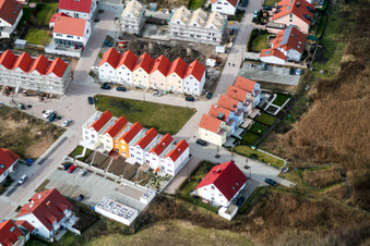 New development area Am Scheidgraben in Wörth am Rhein in the state Rhineland-Palatinate, Germany