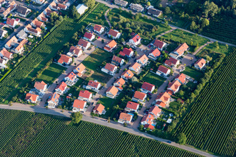 Settlement area in the district Nussdorf in Landau in der Pfalz in the state Rhineland-Palatinate, Germany