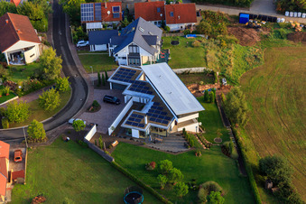 Modern villa in Schweppenhäuserstraße in Oberotterbach in the state Rhineland-Palatinate, Germany