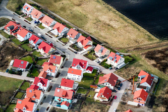 New development area Im Schnabel in Wörth am Rhein in the state Rhineland-Palatinate, Germany