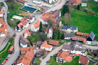 Evangelical Church Güttersbach - Source Church in the district Güttersbach in Mossautal in the state Hesse, Germany