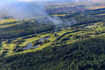 Golf Course Landgut Dreihof - GOLF absolute in the district Dreihof in Essingen in the state Rhineland-Palatinate, Germany seen from a drone
