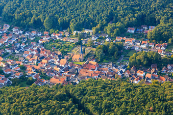 St. Martin Simultaneous Church in the town center in Dörrenbach in the state Rhineland-Palatinate, Germany