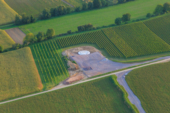 Foundation of the EnBW wind farm Freckenfeld - for wind turbine with 6 wind turbines in Freckenfeld in the state Rhineland-Palatinate, Germany