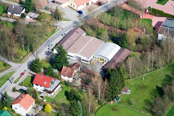 Kocherbach in the district Affolterbach in Wald-Michelbach in the state Hesse, Germany from above