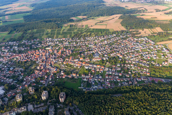 From the southwest in Eisingen in the state Baden-Wuerttemberg, Germany
