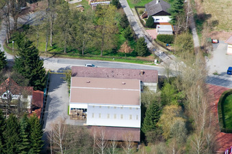 District Affolterbach in Wald-Michelbach in the state Hesse, Germany viewn from the air