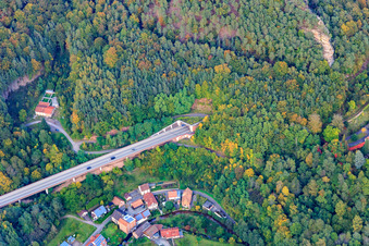 B10 tunnel portal of thekostenfels tunnel in Rinnthal in the state Rhineland-Palatinate, Germany