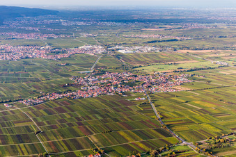 Town View of the streets and houses of the residential areas in Roschbach in the state Rhineland-Palatinate, Germany