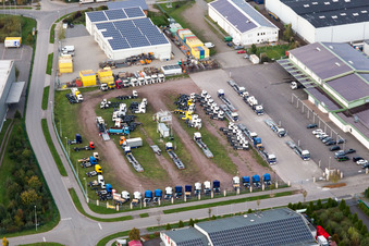 Industrial estate and company settlement Horst in the district Minderslachen in Kandel in the state Rhineland-Palatinate, Germany