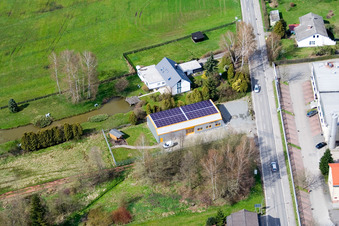Aerial photograpy of District Affolterbach in Wald-Michelbach in the state Hesse, Germany