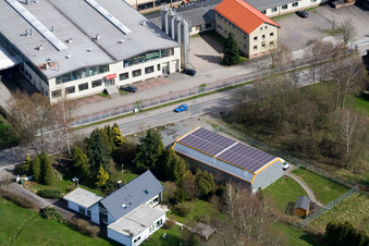 Affolterbach in the district Wahlen in Grasellenbach in the state Hesse, Germany from above