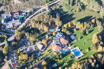 Dahn in the state Rhineland-Palatinate, Germany out of the air