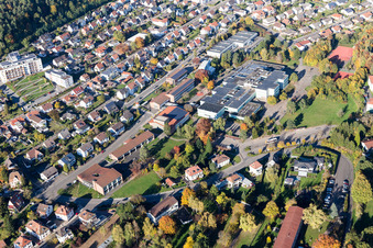 Dahn in the state Rhineland-Palatinate, Germany from the drone perspective