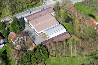 District Affolterbach in Wald-Michelbach in the state Hesse, Germany from the drone perspective