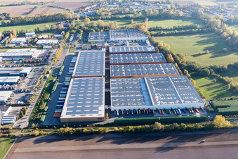 Michelin Tire Works from the North in Landau in der Pfalz in the state Rhineland-Palatinate, Germany