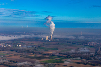 Nuclear power plant in Philippsburg in the state Baden-Wuerttemberg, Germany