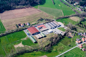 District Affolterbach in Wald-Michelbach in the state Hesse, Germany from above