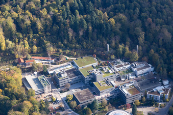 Aerial view of EMBL in the district Rohrbach in Heidelberg in the state Baden-Wuerttemberg, Germany