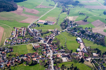 Village view in the district Affolterbach in Wald-Michelbach in the state Hesse