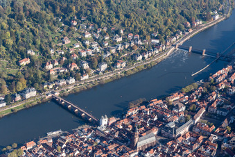 Old Bridge, Ziegelhäuser Landstr in the district Neuenheim in Heidelberg in the state Baden-Wuerttemberg, Germany