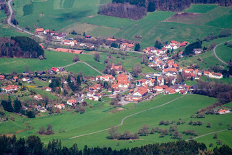 From the southwest in the district Güttersbach in Mossautal in the state Hesse, Germany