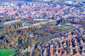 Castle park Schwetzingen in Schwetzingen in the state Baden-Wuerttemberg, Germany